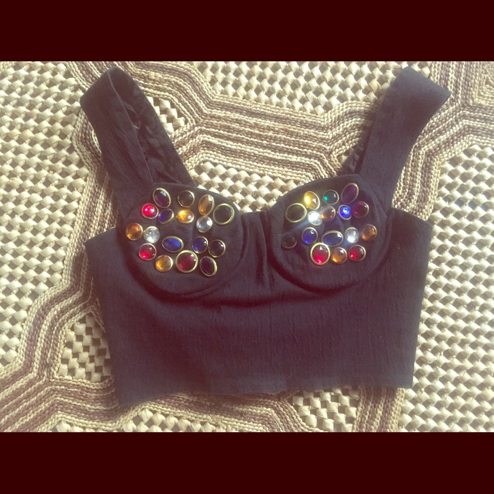 80s Vintage Corset Top